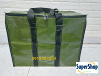 Túi Bạt xanh rêu 50x30x50