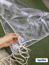Tấm Nhựa Dẻo PVC Trong Suốt Dày 4 Zem Khổ 2mx3m