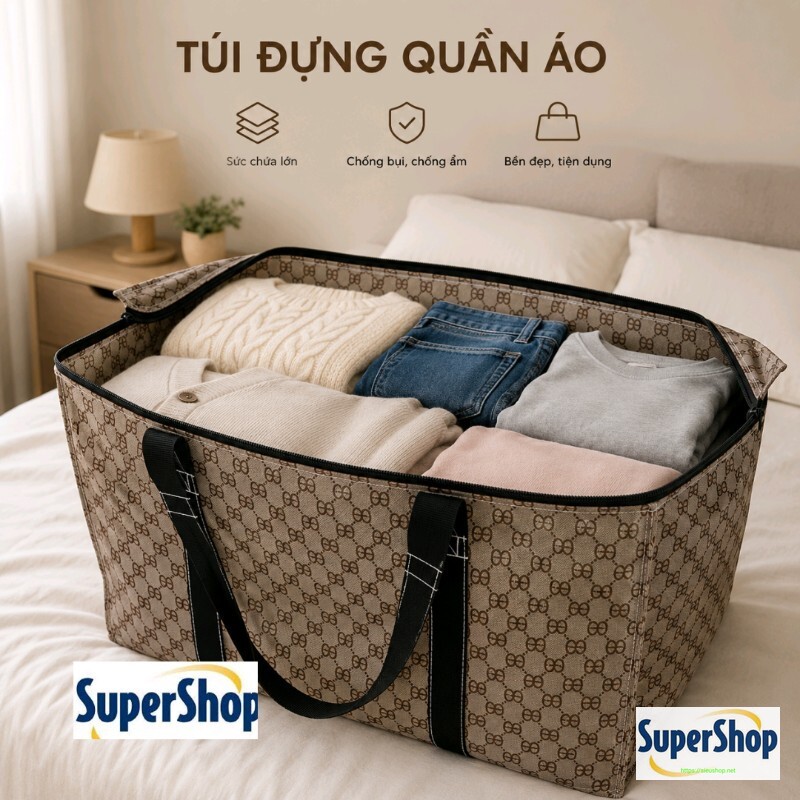 Túi Bố Hoa Văn