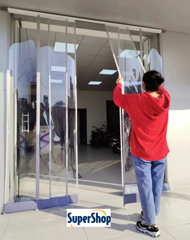 Rèm Trong Suốt Ngăn Lạnh Nam Châm